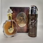 Lattafa Rout Al Oud 100ml + deodorant 200ml -روعة العود